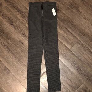 Black & grey gingram pants
